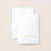 Custom Funny I Love You Valentijn Quote Heart Folie Kaarten (Met envelop)