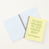 Custom Funny Journal for Attorneys, & Law Students Notitieboek (Binnen)