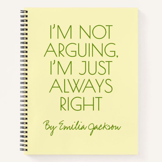 Custom Funny Journal for Attorneys, & Law Students Notitieboek (Voorkant)