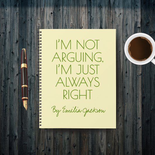 Custom Funny Journal for Attorneys, & Law Students Notitieboek