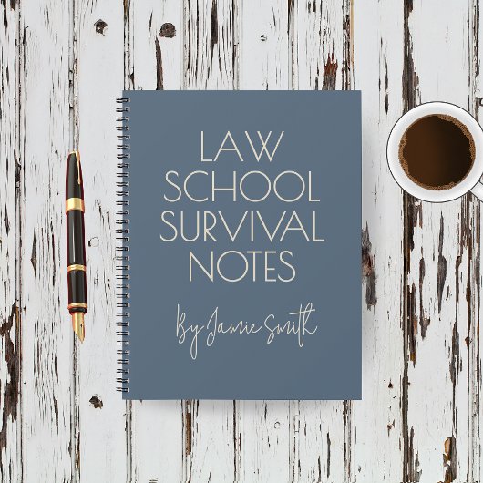 Custom Funny Legal Notebook for Future Lawyer Gift Notitieboek