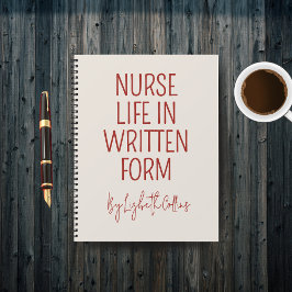 Custom Funny Nurse Life Journal Gift for RN Nurse Notitieboek
