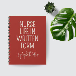 Custom Funny Nurse Life Journal Gift for RN or LPN Notitieboek