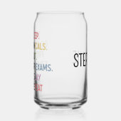 Custom Funny Nursing School student Future Nurse Blikvorm Glas (Links)