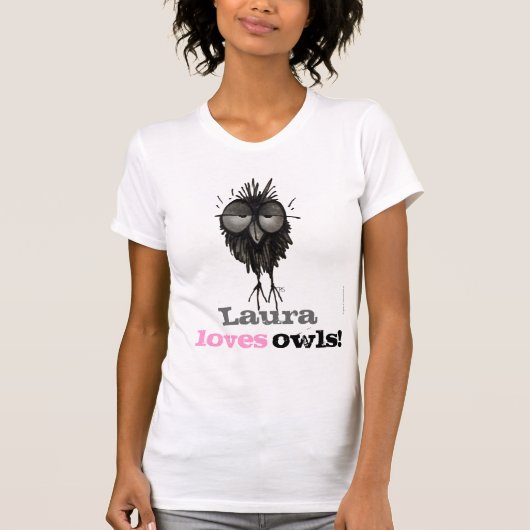 Custom Funny Owl Lover - Love Ownership T-shirt (Voorkant)
