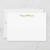 Custom Funny Quirky Design Retro Art Patroon Notitiekaartje (Voorkant)