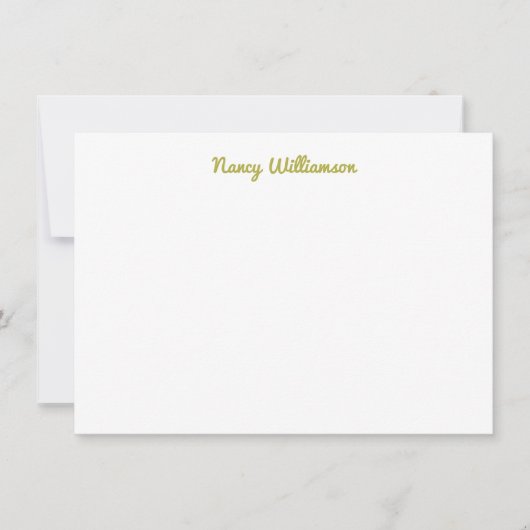 Custom Funny Quirky Design Retro Art Patroon Notitiekaartje (Voorkant)