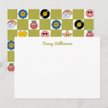 Custom Funny Quirky Design Retro Art Patroon