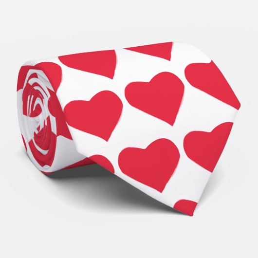 ❤️ Custom Funny Red Stropdas (Opgerold)