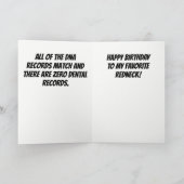 Custom Funny Redneck rechercheur Joke Birthday Kaart (Binnen)