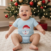 Custom Funny Santa's Favorite Family Name Romper