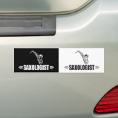 Custom Funny Saxophone Bumpersticker (Op auto)