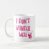 Custom Funny Saying Modern Friend Winter Quote Koffiemok (Links)