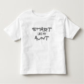 CUSTOM Funny Smart net als mijn tante Kinder Shirts (Voorkant)