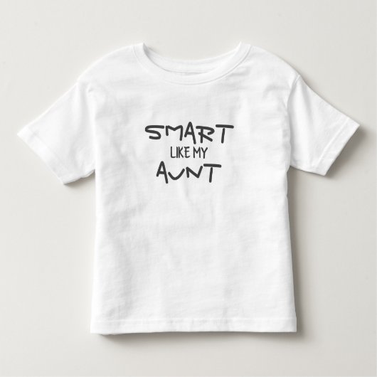 CUSTOM Funny Smart net als mijn tante Kinder Shirts (Voorkant)