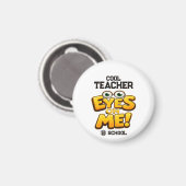 Custom Funny Teacher Gifts  Personalized by School Magneet (Voorkant / Achterkant)