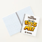 Custom Funny Teacher Gifts  Personalized by School Notitieboek (Binnen)