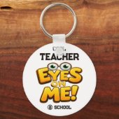 Custom Funny Teacher Gifts  Personalized by School Sleutelhanger (Voorkant)