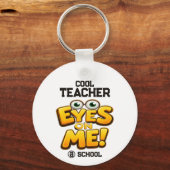 Custom Funny Teacher Gifts  Personalized by School Sleutelhanger (Voorkant)