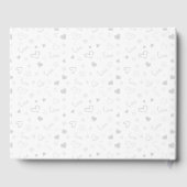 Custom Funny Wedding Guest Book Quirky Paar Gastenboek (Achterkant)