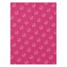 Custom Fuschia Hot Pink Trade Show Logo Business Tafelkleed