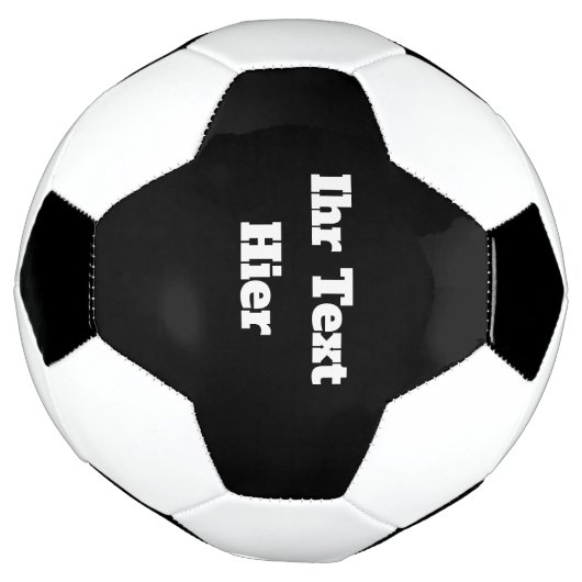 Custom Fußball Mit Text Voetbal (Gedraaid)
