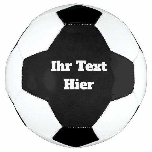 Custom Fußball Mit Text Voetbal (Voorkant)