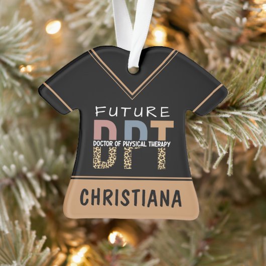 Custom Future DPT Doctor in Fysieke Therapie Ornament (Boom)