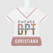 Custom Future DPT Doctor in Fysieke Therapie Ornament (voorkant)