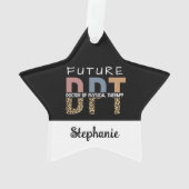 Custom Future DPT Doctor in Fysieke Therapie Ornament (achterkant)