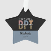 Custom Future DPT Doctor in Fysieke Therapie Ornament (achterkant)