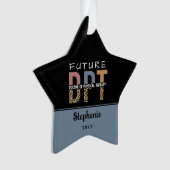Custom Future DPT Doctor in Fysieke Therapie Ornament (voorkant)