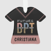 Custom Future DPT Doctor in Fysieke Therapie Ornament (achterkant)