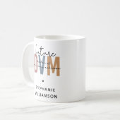 Custom Future DVM Doctor in de diergeneeskunde Koffiemok (Voorkant links)
