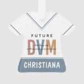 Custom Future DVM Doctor in de diergeneeskunde Ornament (achterkant)