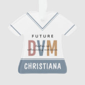 Custom Future DVM Doctor in de diergeneeskunde Ornament (voorkant)