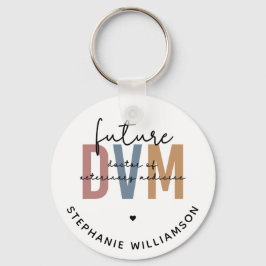 Custom Future DVM Doctor in de diergeneeskunde Sleutelhanger