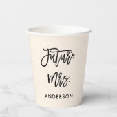 Custom Future Mrs. Papieren Bekers (Achterkant)