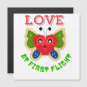 Custom Fuzzy Heart Butterfly Gift (Voorkant / Achterkant)