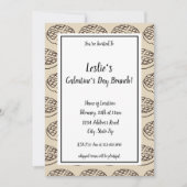 Custom Galentine's Day Brunch Waffle Uitnodiging 2 (Voorkant)