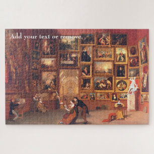 Custom, "Gallery of the Louvre" Samuel F.B. Morse Legpuzzel