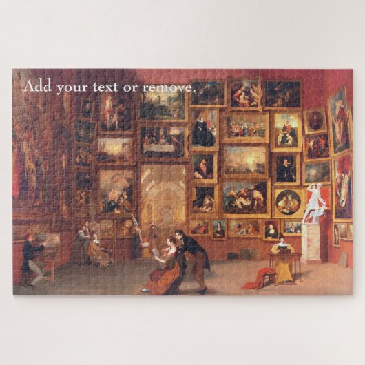 Custom, "Gallery of the Louvre" Samuel F.B. Morse Legpuzzel (Horizontaal)