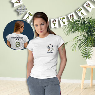 Custom Game Day Mama van de Verjaardag Jongen Spor T-shirt