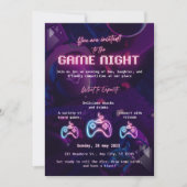 Custom Game Night Invitation Kaart (Voorkant)
