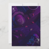 Custom Game Night Invitation Kaart (Achterkant)