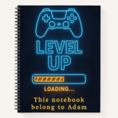 Custom Gamer Notitieboek voor Jongens (Voorkant)