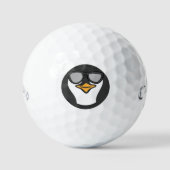 Custom Gangster Penguin Callaway Golfballen (Voorkant)