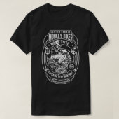 Custom Garage Monkey Biker T-shirt (Design voorkant)
