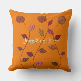 Custom Gardener Bloemist Herfst Palet Bloemen Kussen