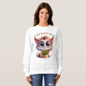 Custom Gardening is Paw-some Gardening Cat Mom Trui (Voorkant volledig)